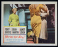 WHO WAS THAT LADY (7) (1960) — Original Australian Lobby Card