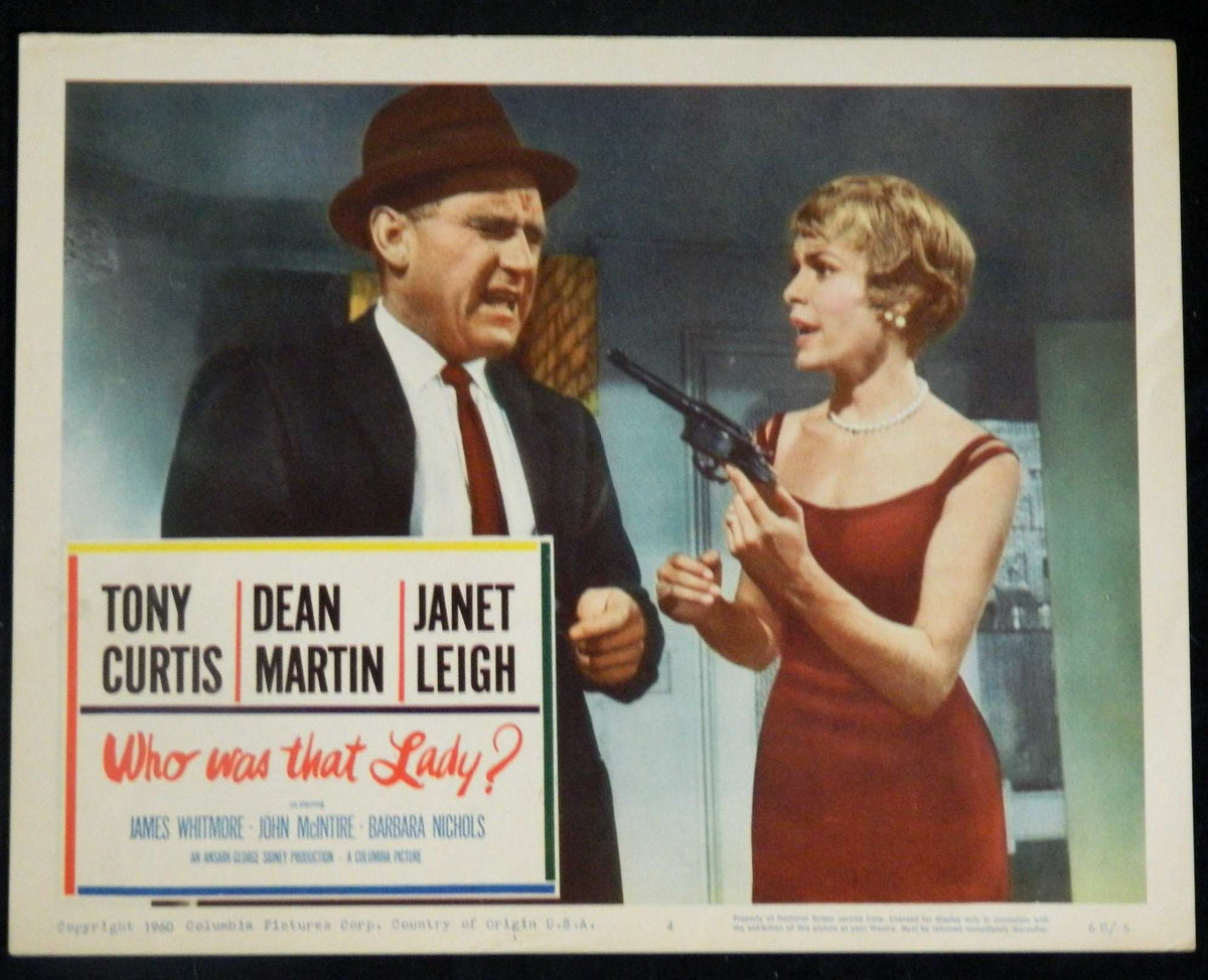 WHO WAS THAT LADY (4) (1960) — Original Australian Lobby Card