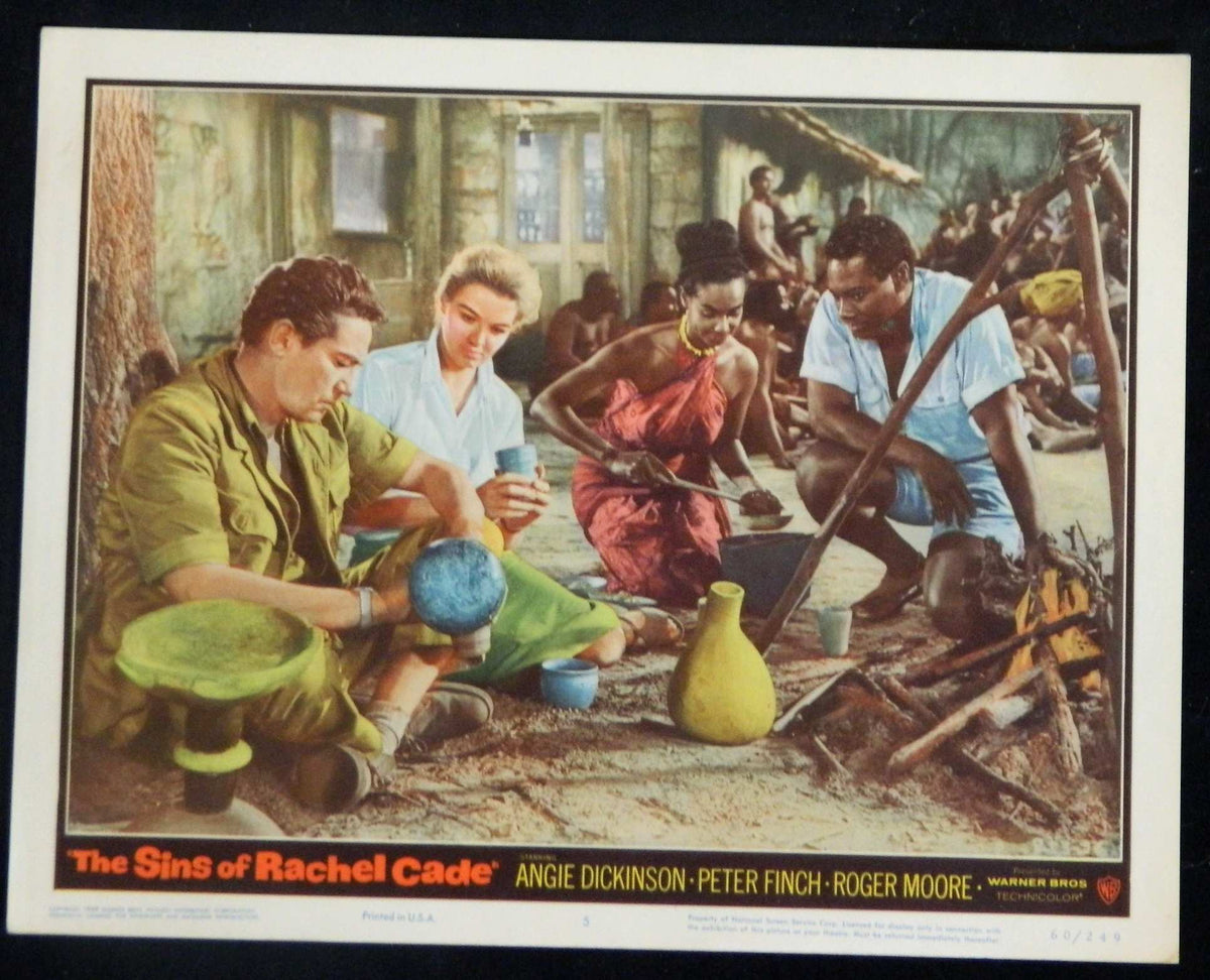 SINS OF RACHEL CADE (5) (1960) — Original Australian Lobby Card