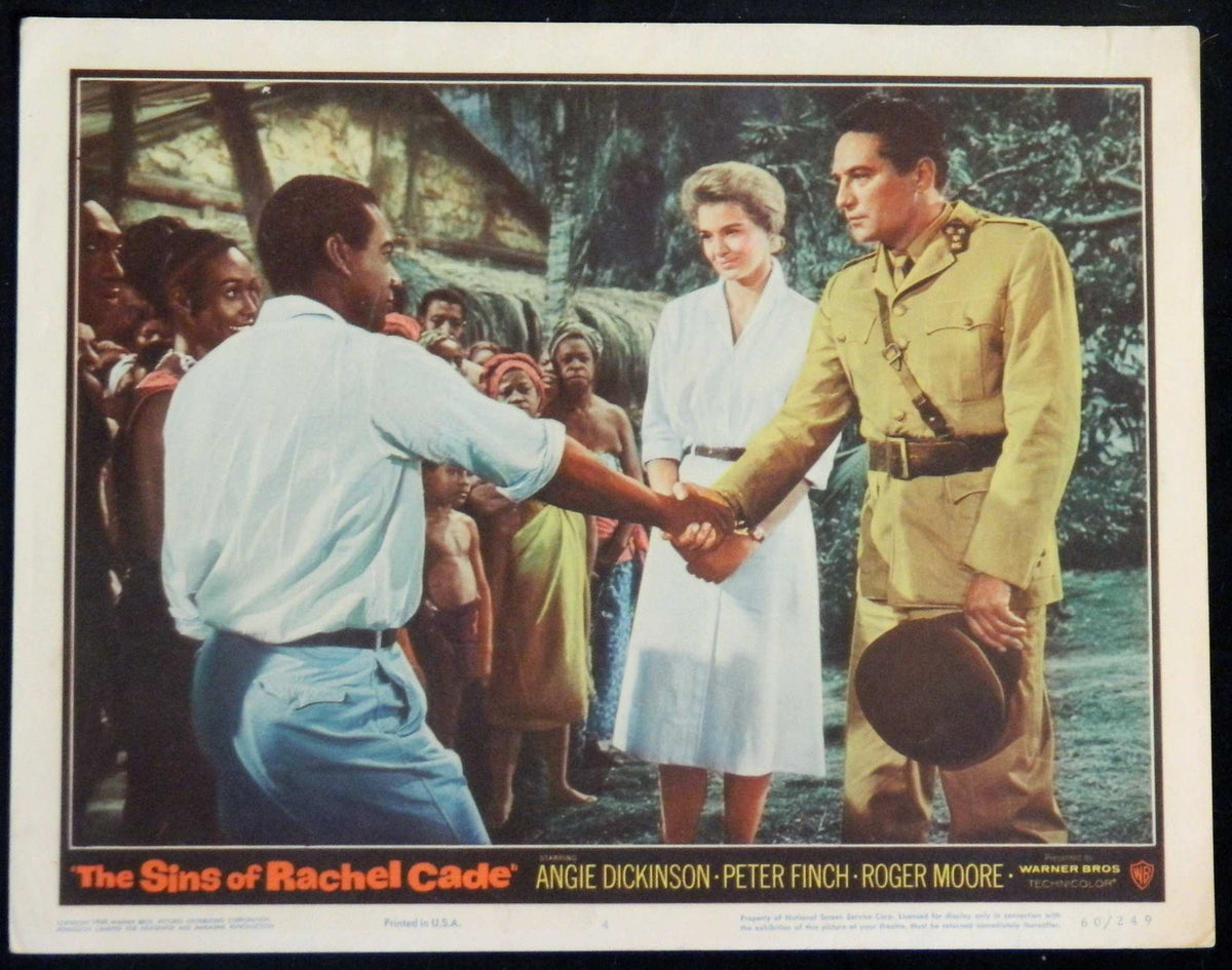 SINS OF RACHEL CADE (4) (1960) — Original Australian Lobby Card