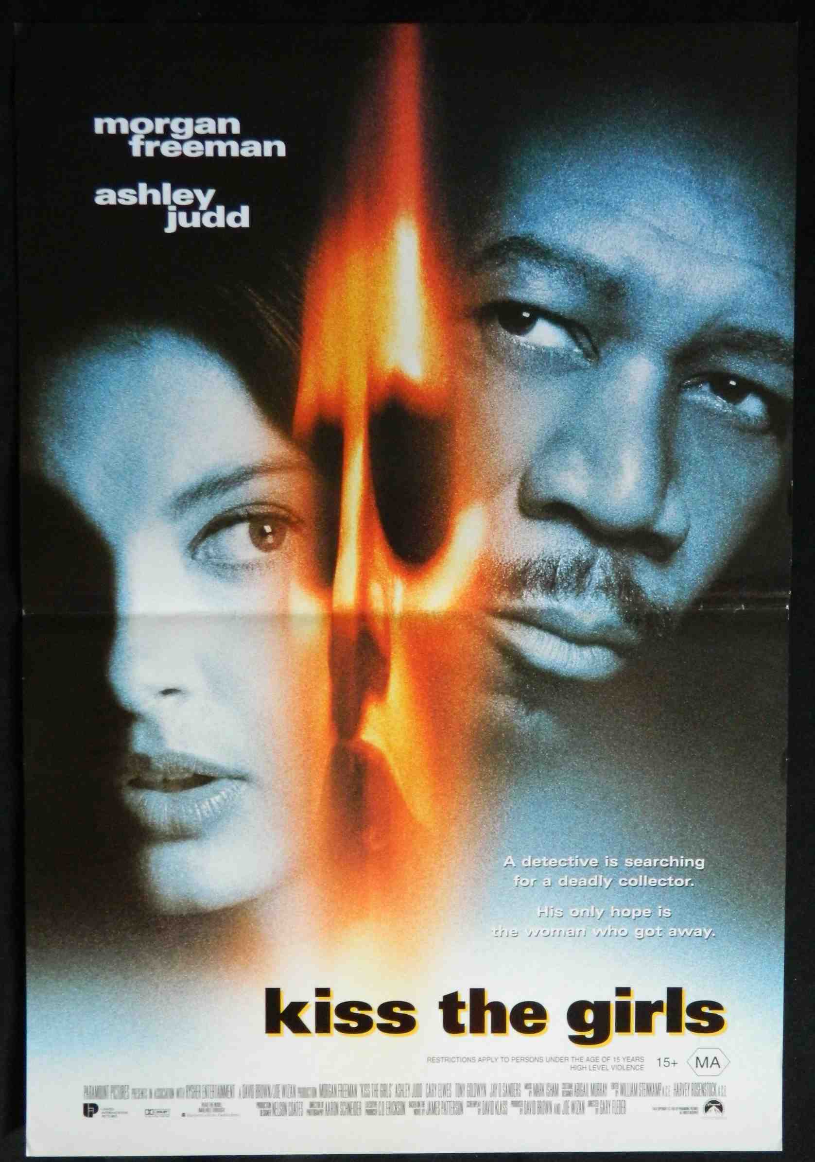 KISS THE GIRLS (1997) — Original Australian daybill movie poster