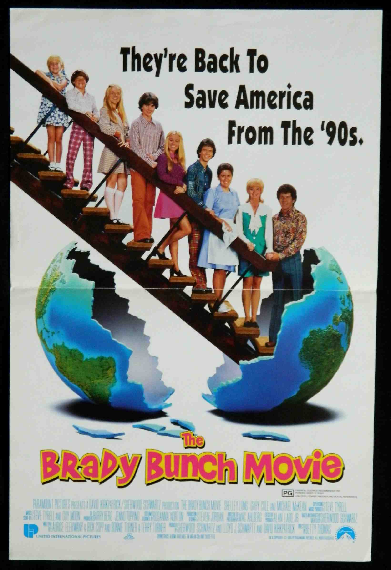 THE BRADY BUNCH (1995) — Original Australian daybill movie poster