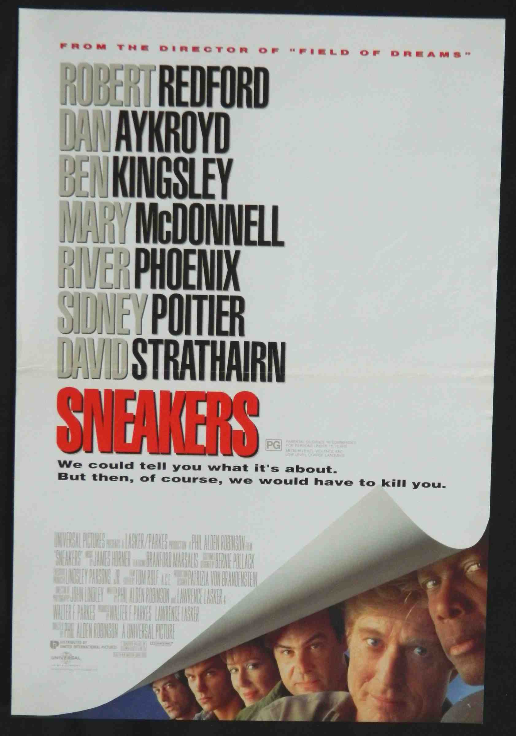 SNEAKERS (1992) — Original Australian daybill movie poster