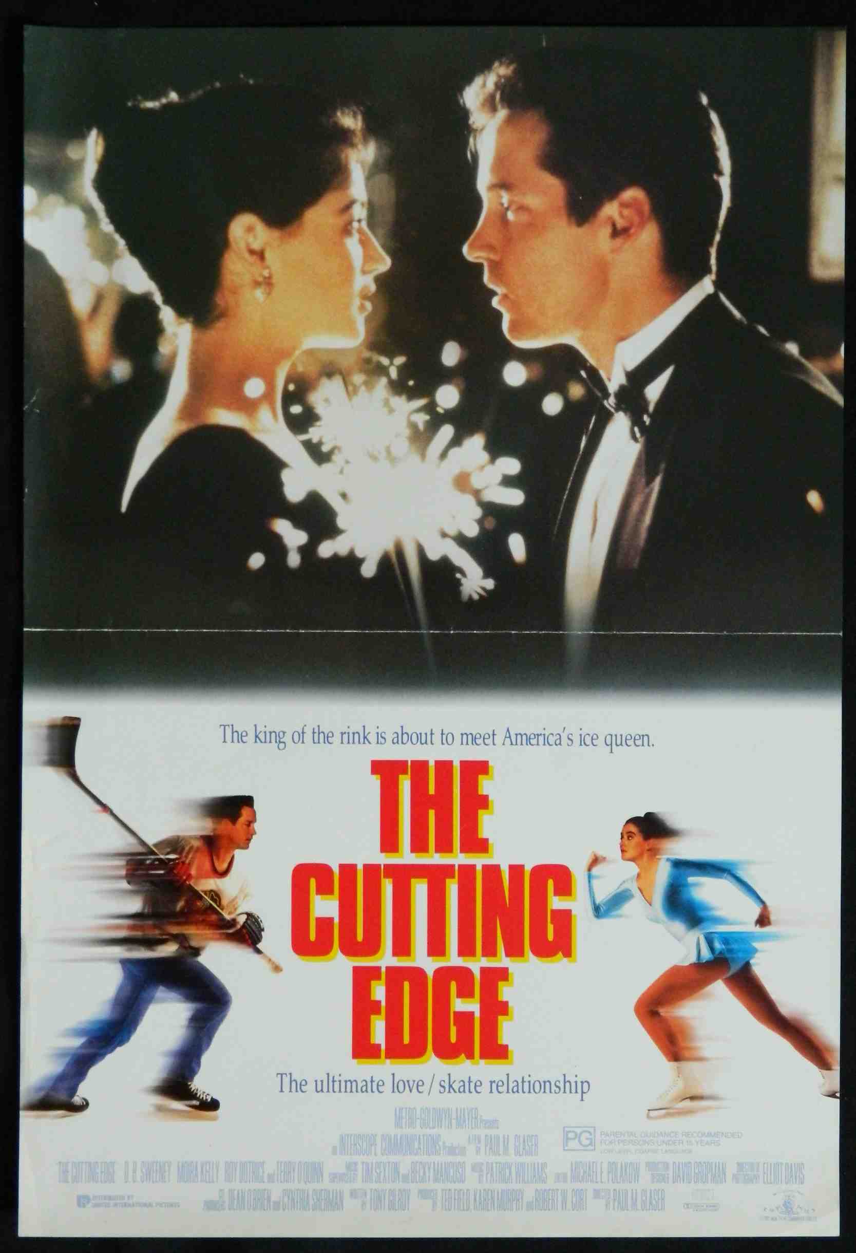 THE CUTTING EDGE (1993) — Original Australian daybill movie poster