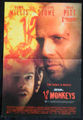12 MONKEYS (1995) — Original Australian daybill movie poster