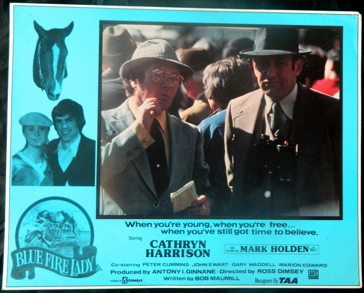 BLUE FIRE LADY (1)(1977) — Original Australian Lobby Card
