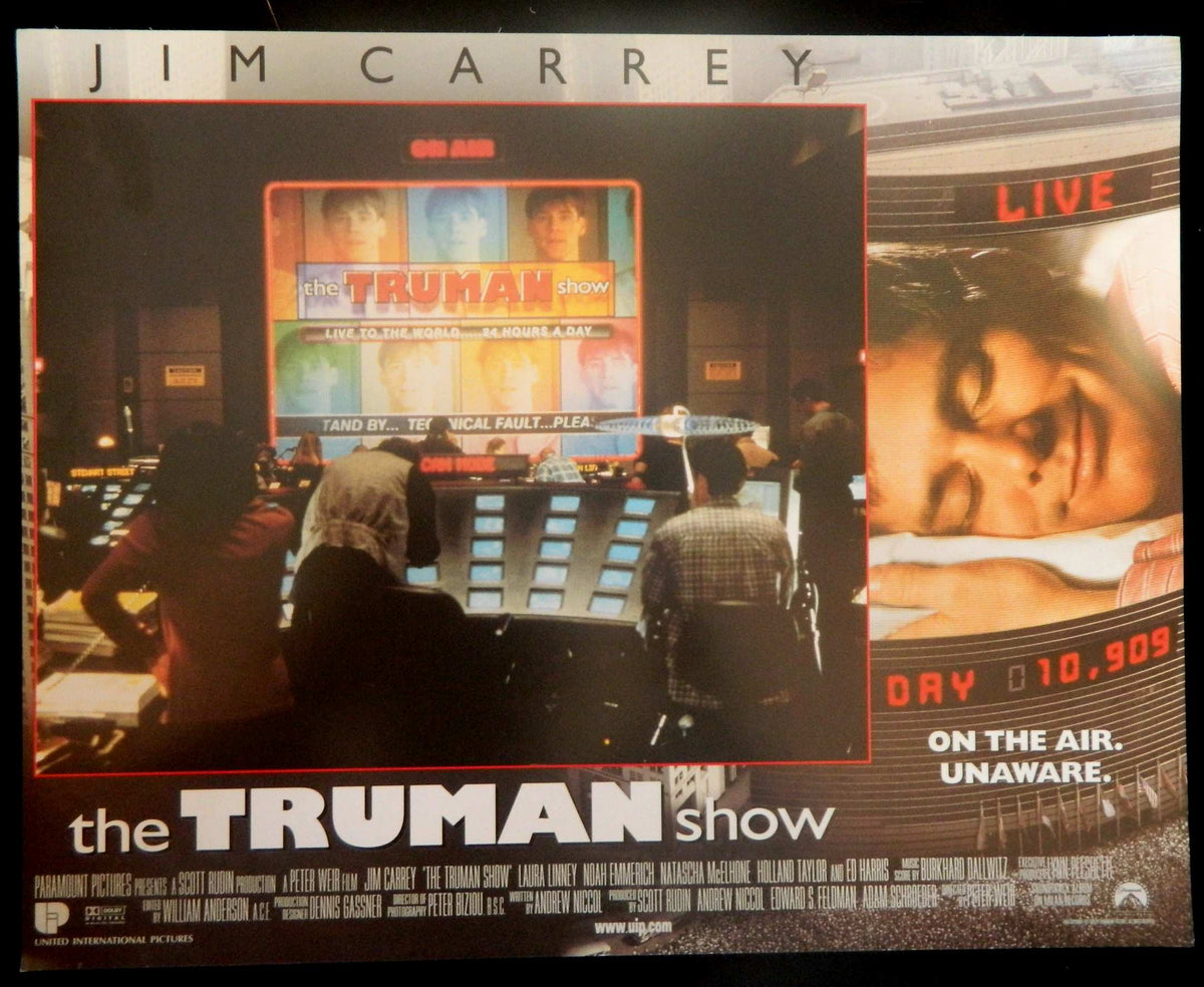 THE TRUMAN SHOW (2) (1998) — Original Australian Lobby Card