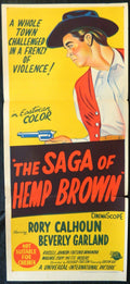 SAGA OF HEMP BROWN (1958) — Original Australian daybill movie poster