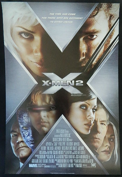 X-MEN 2 (2003)— Original Australian one sheet movie poster