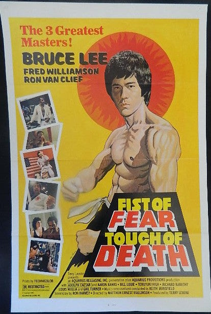 FIST OF FEAR TOUCH OF DEATH (1980)— Original Australian one sheet movie poster