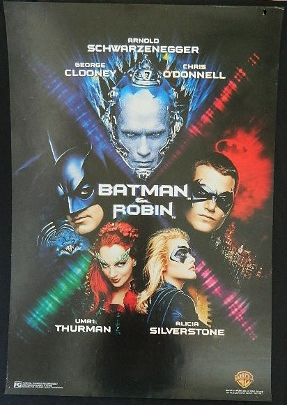 BATMAN AND ROBIN (TEASER) (1997) — Original Australian one sheet movie poster.