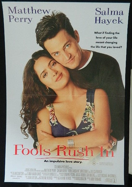 FOOLS RUSH IN (1997)— Original Australian one sheet movie poster