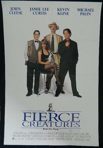 FIERCE CREATURES (1997)— Original Australian one sheet movie poster