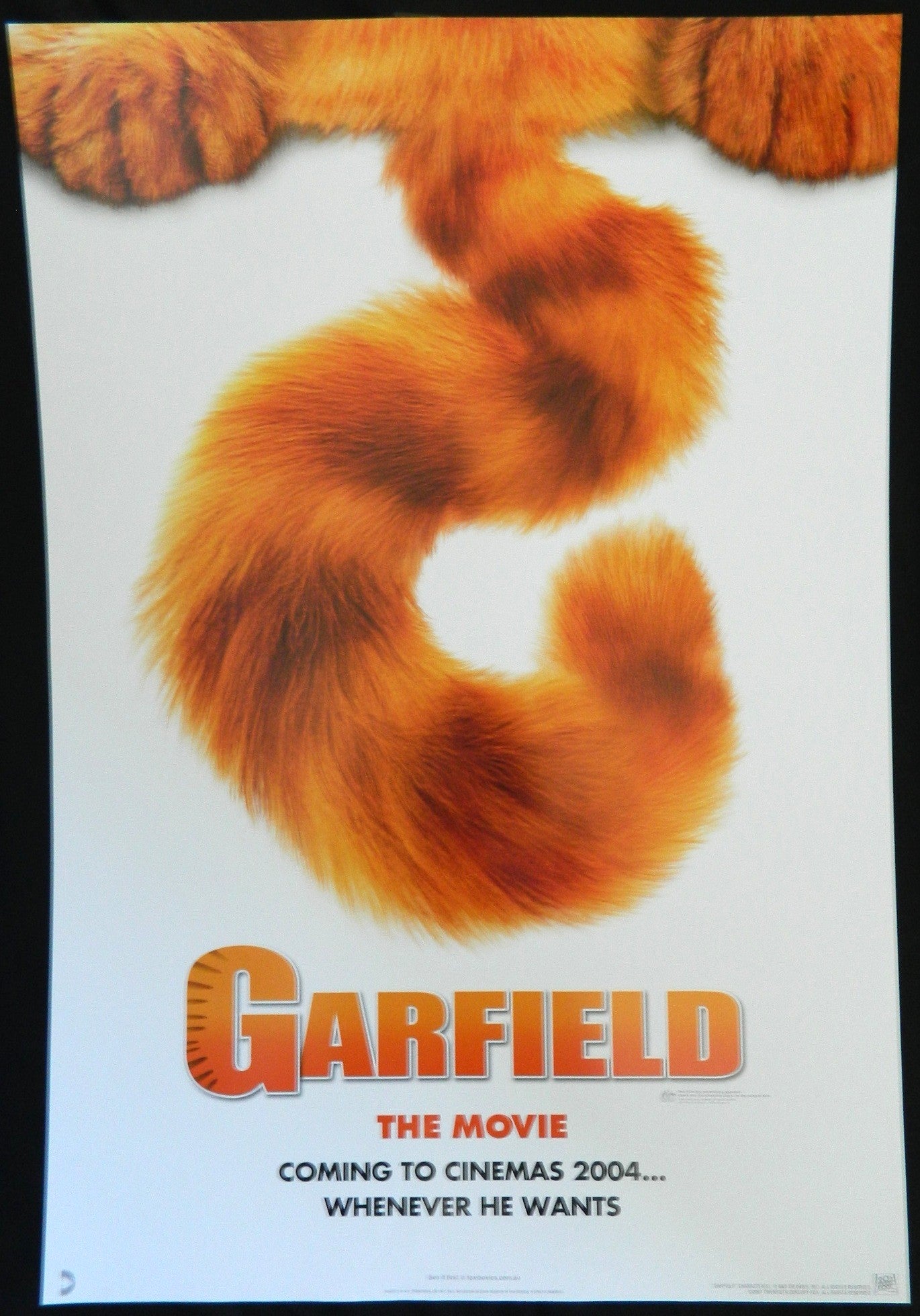GARFIELD  (2004)— Original Australian one sheet movie poster