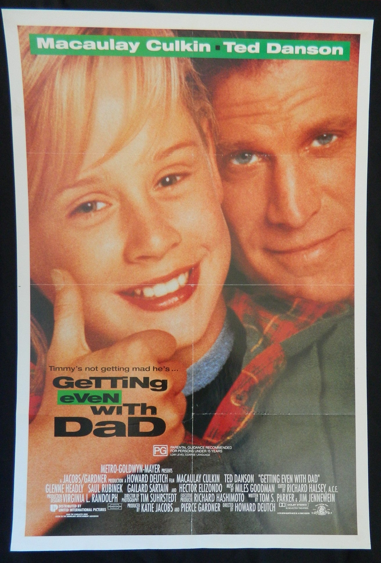 GETTING EVEN WITH DAD  (1994)— Original Australian one sheet movie poster