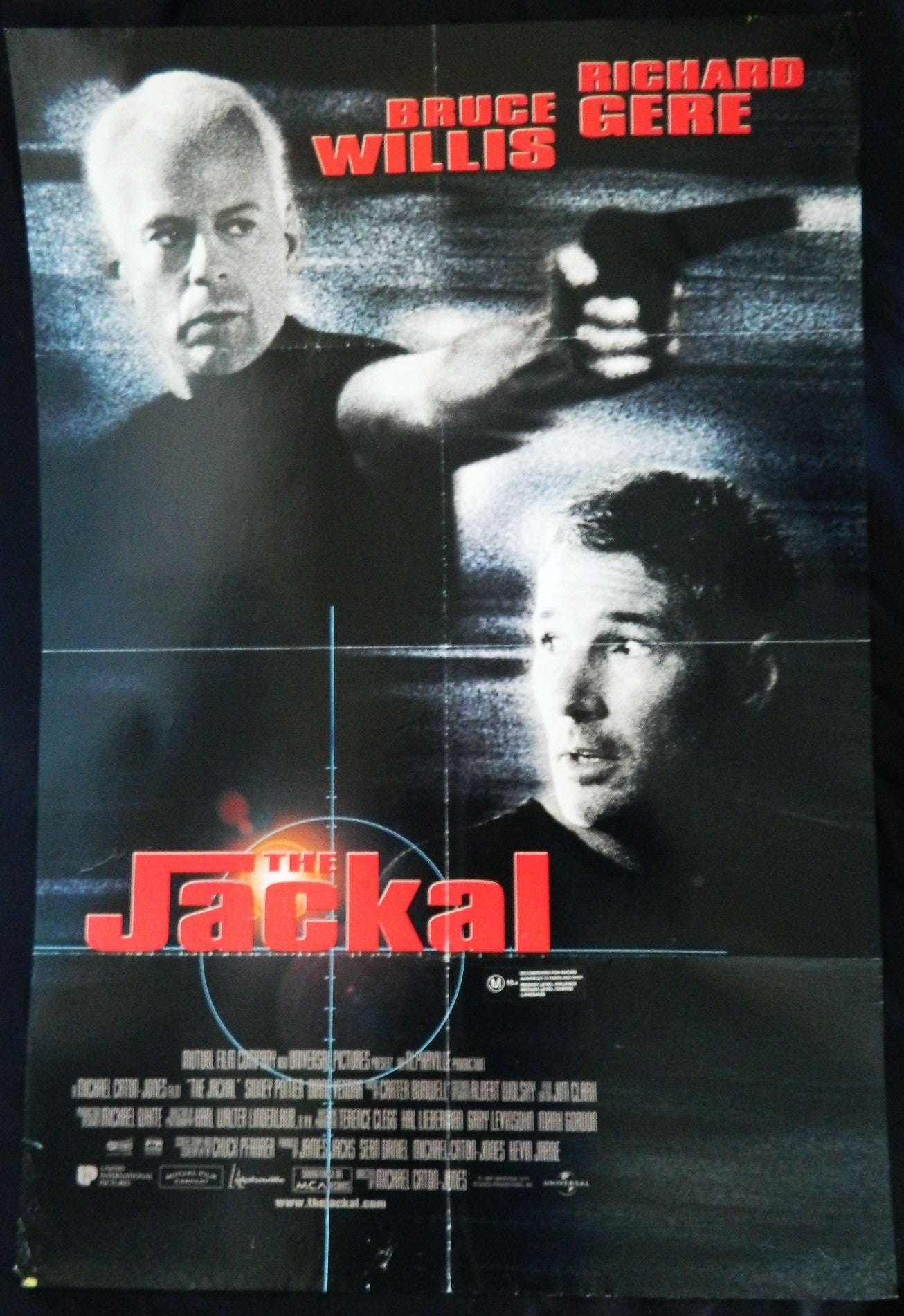 THE JACKAL (1997)— Original Australian one sheet movie poster.