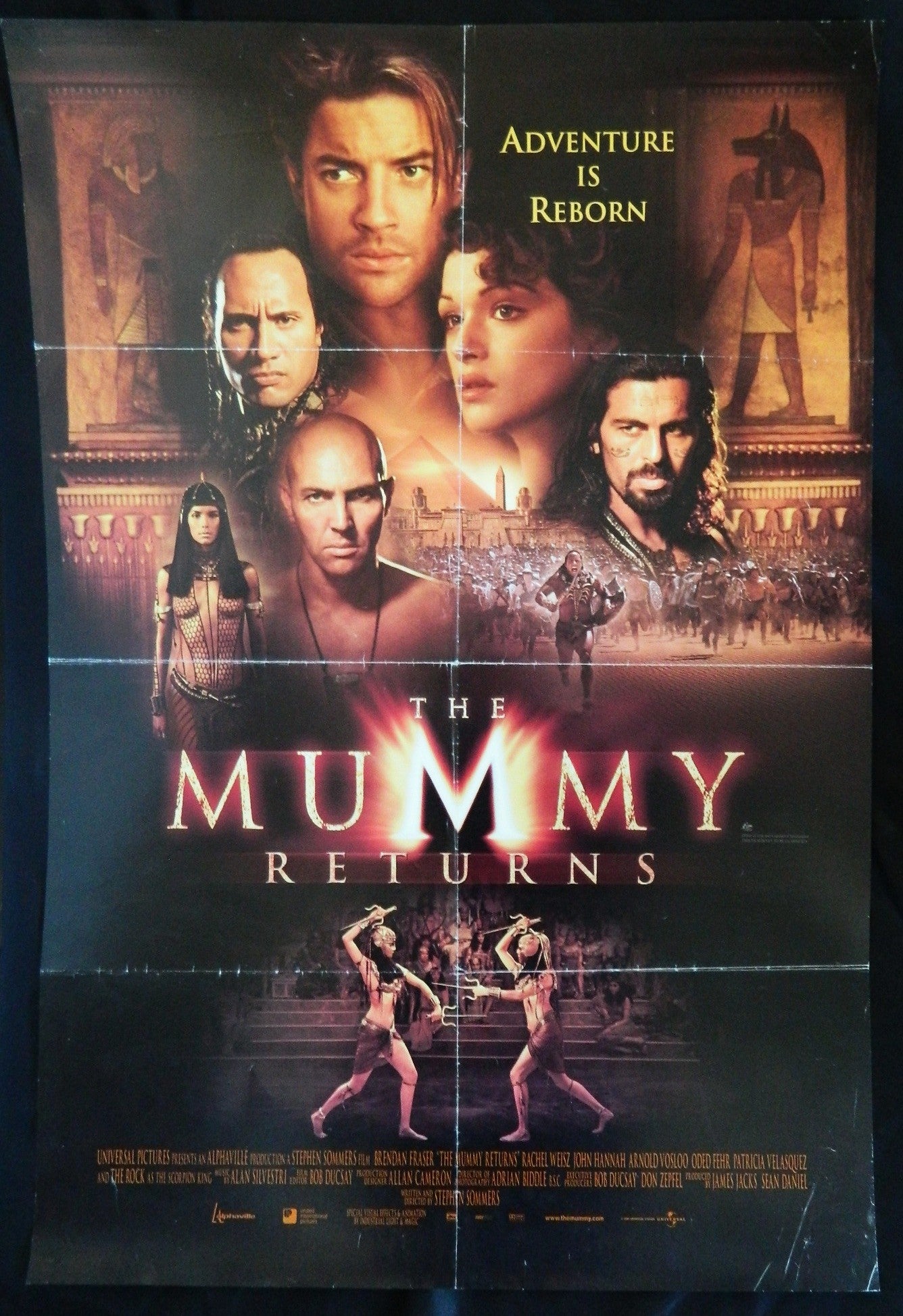 THE MUMMY RETURNS (2001) — Original Australian one sheet movie poster