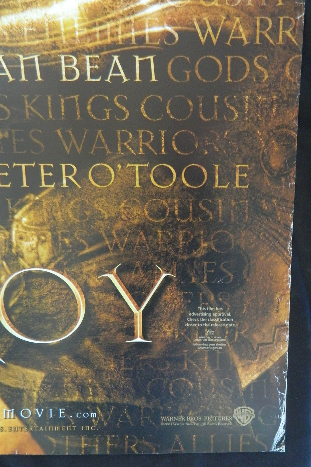 TROY (2004)— Original Australian one sheet movie poster