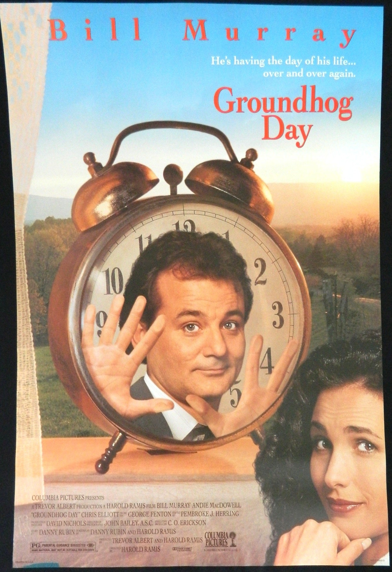GROUNDHOG DAY (1993) — Original Australian one sheet movie poster