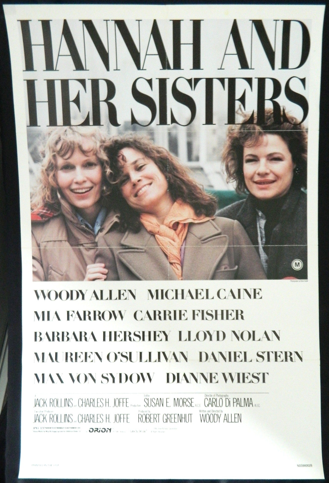 HANNAH AND HER SISTERS (1986)— Original Australian one sheet movie poster