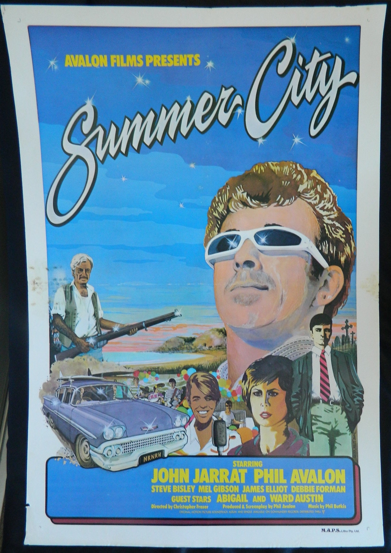 SUMMER CITY (1977)— Original Australian one sheet movie poster