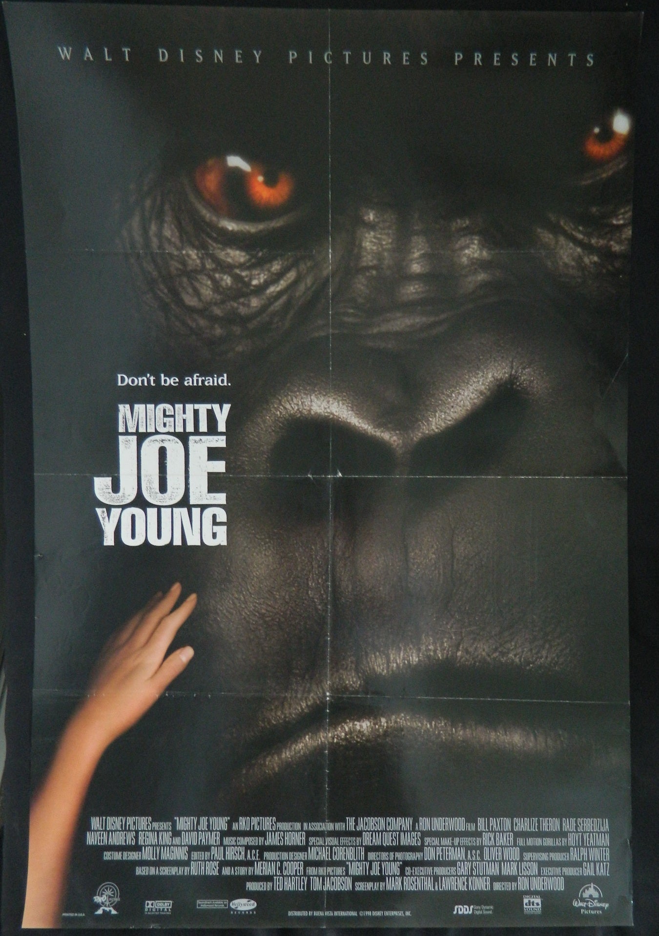 MIGHTY JOE YOUNG (1998)— Original Australian one sheet movie poster