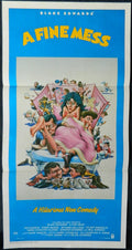 A FINE MESS (1986)— Original Australian daybill movie poster.
