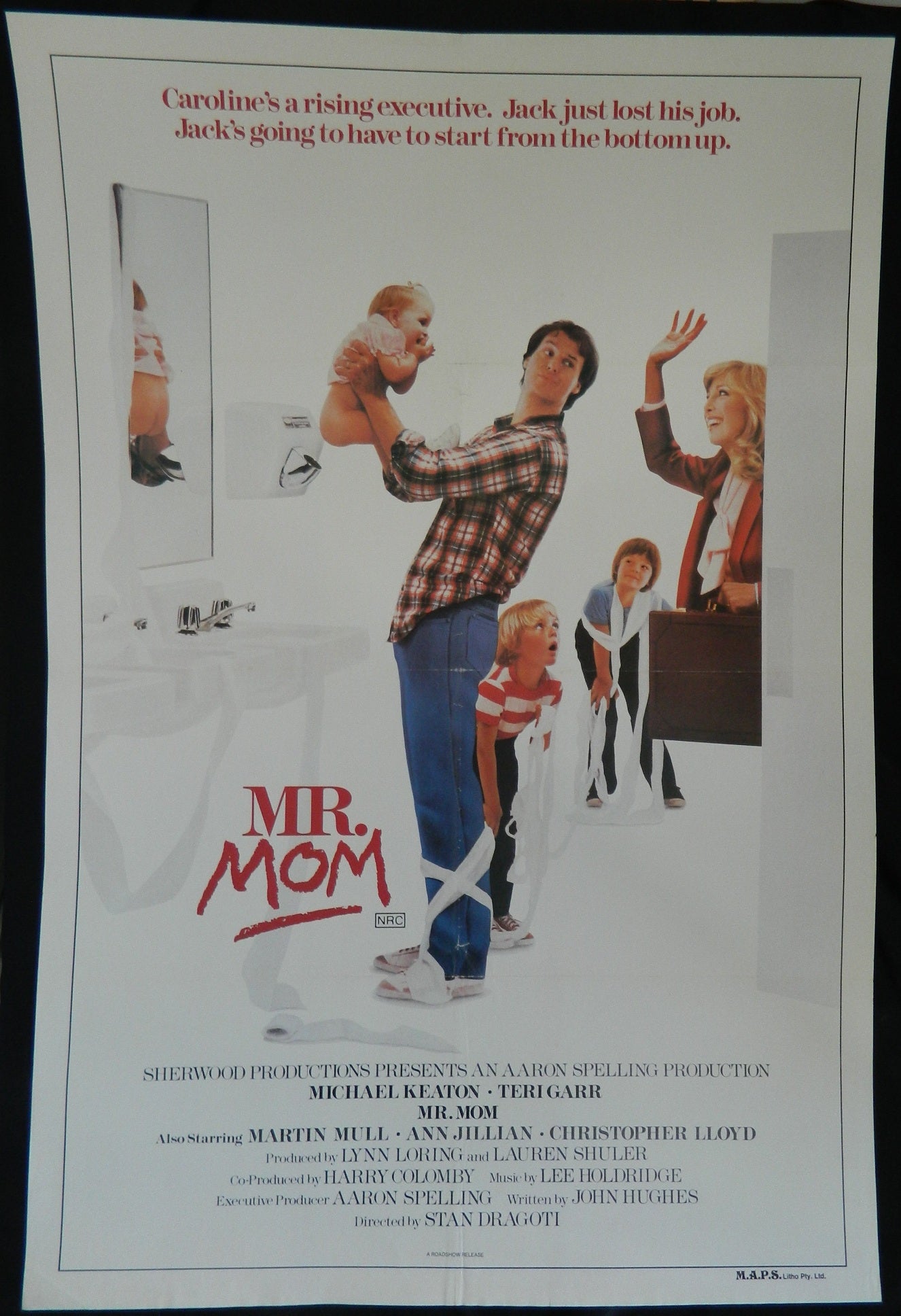 MR MOM (1983)— Original Australian one sheet movie poster.