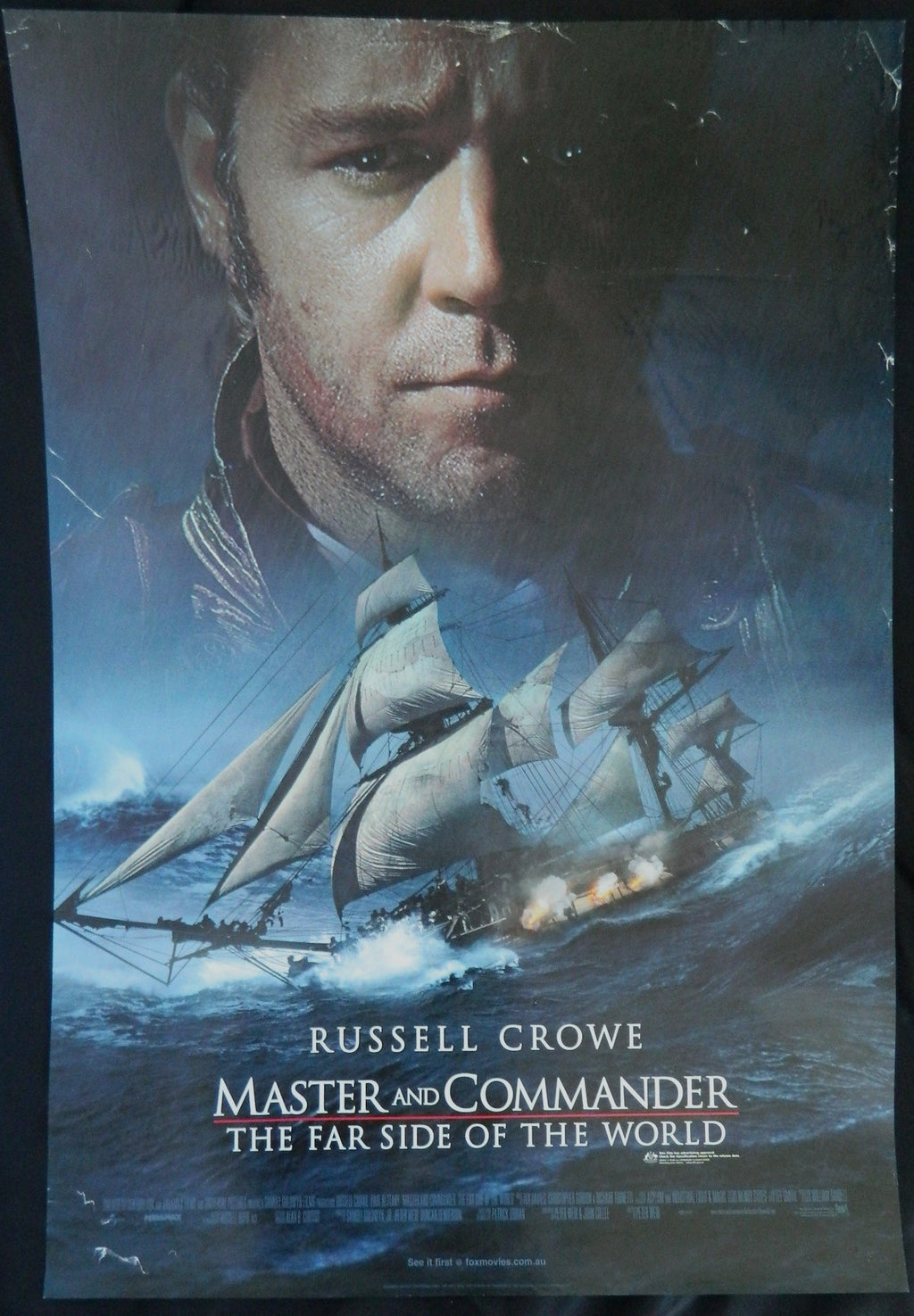 MASTER AND COMMANDER B(2003) - Original Australian one sheet movie poster.
