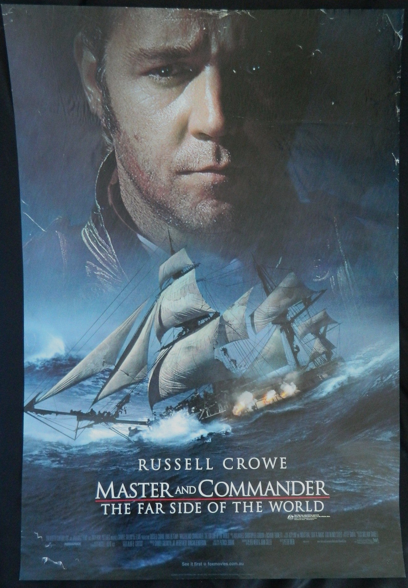 MASTER AND COMMANDER B(2003) - Original Australian one sheet movie poster.