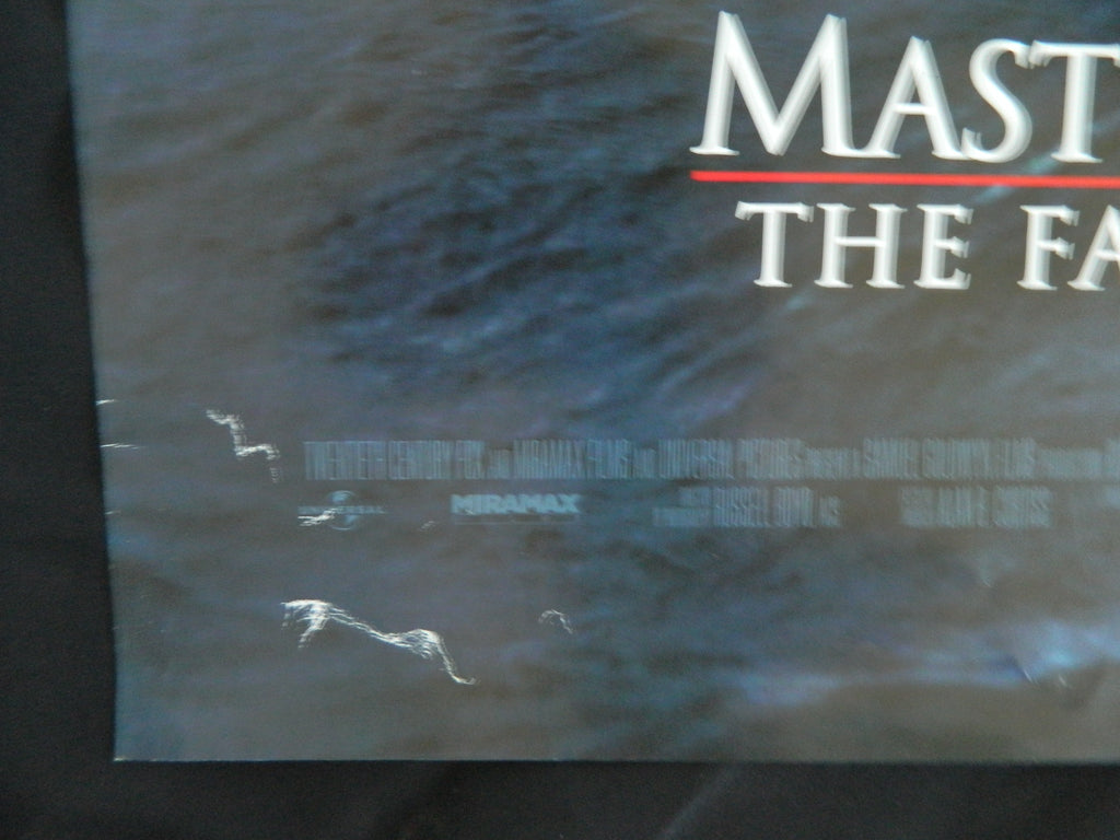 MASTER AND COMMANDER B(2003) - Original Australian one sheet movie poster.