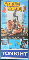 WORLD SAFARI 2 (1984) — Original Australian daybill movie poster
