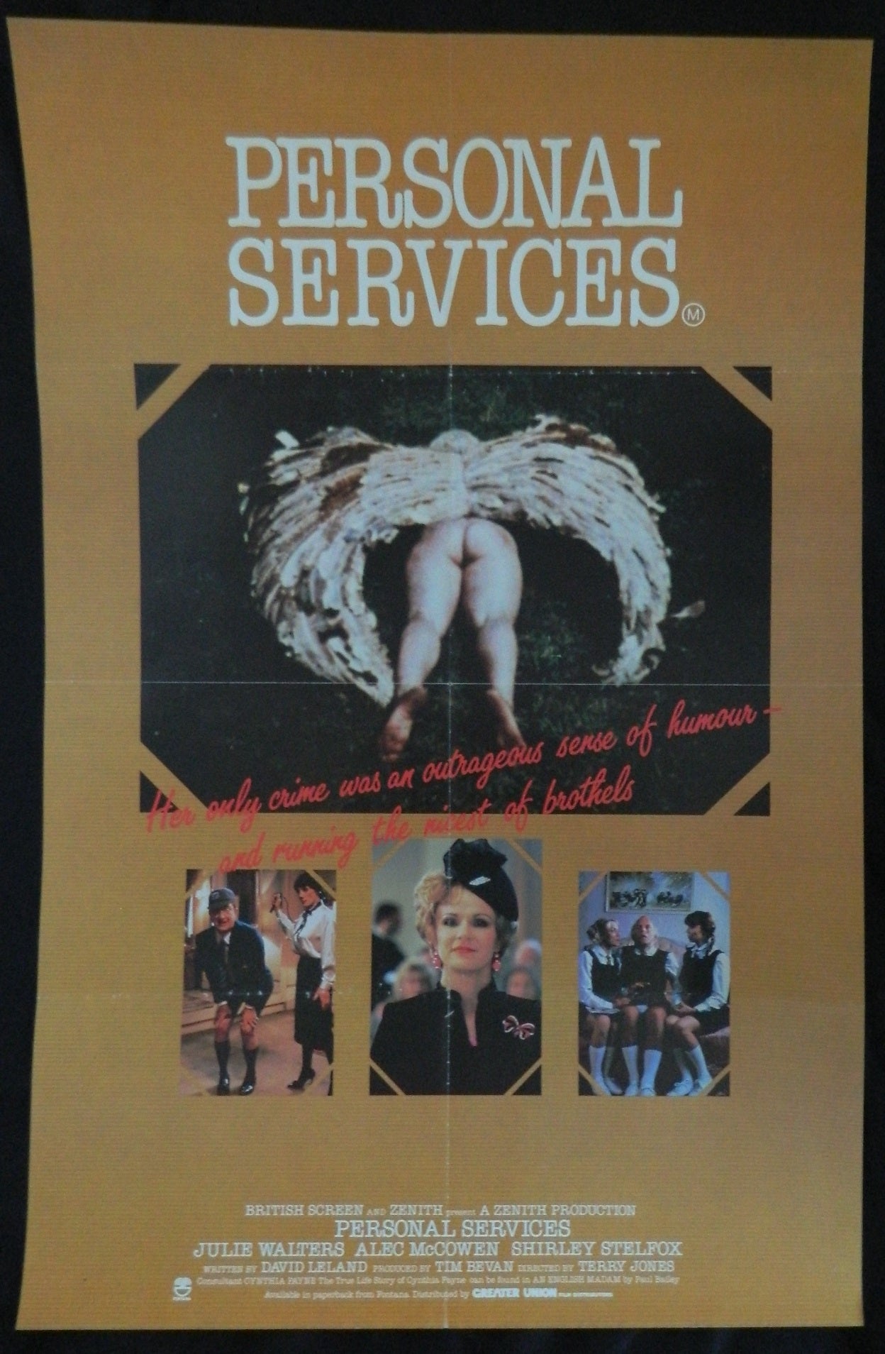 PERSONAL SERVICES (1987)— Original Australian one sheet movie poster