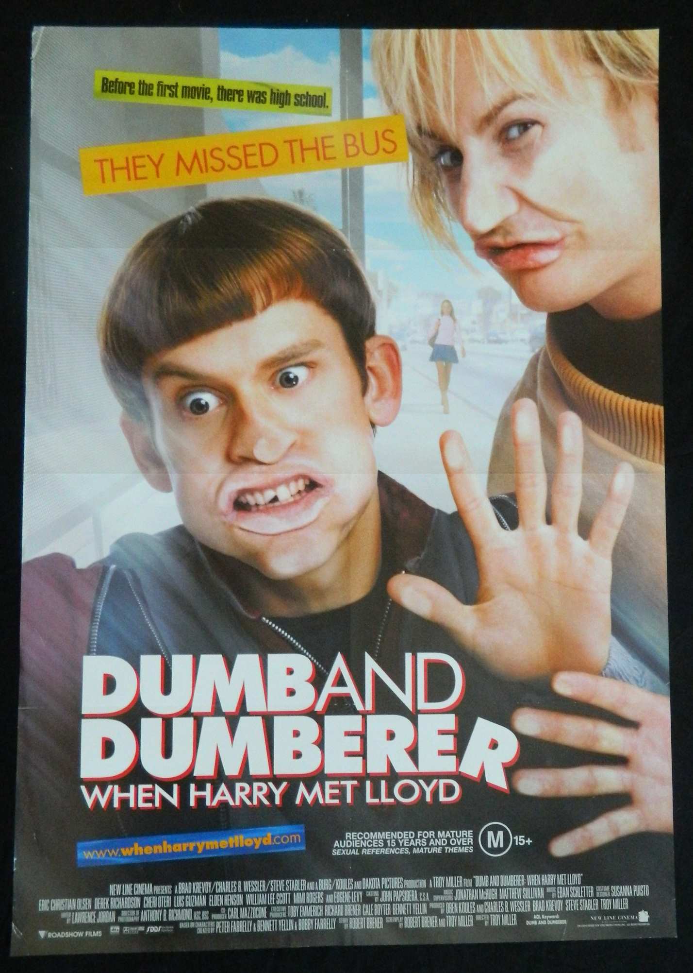 DUMB AND DUMBERER (2003)— Original Australian one sheet movie poster