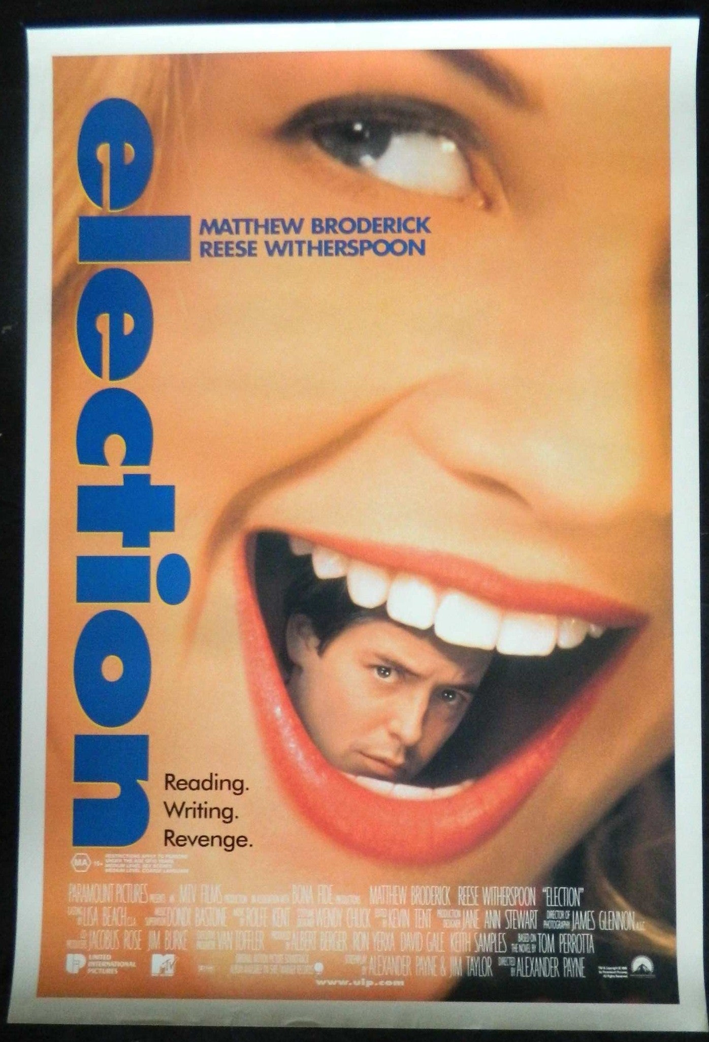 ELECTION  (1999)— Original Australian one sheet movie poster