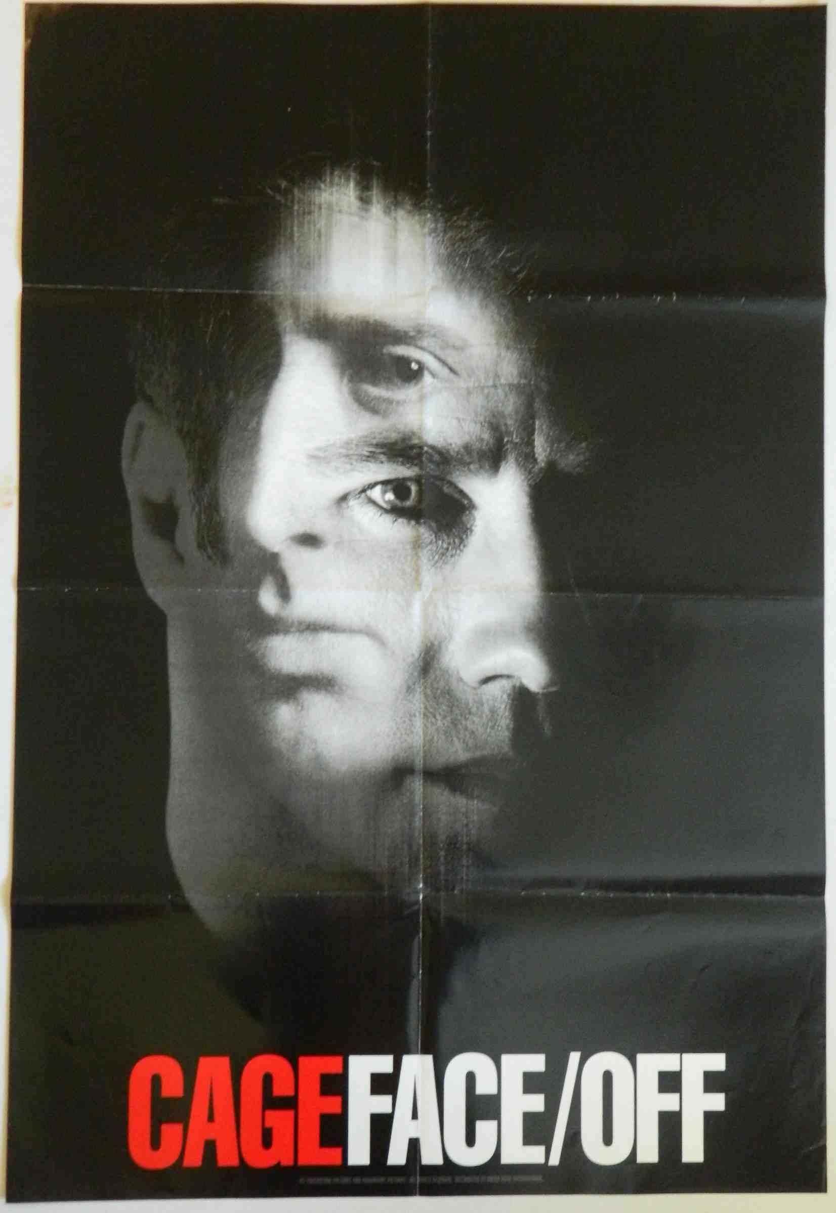 FACE OFF (CAGE) (1997)— Original Australian one sheet movie poster