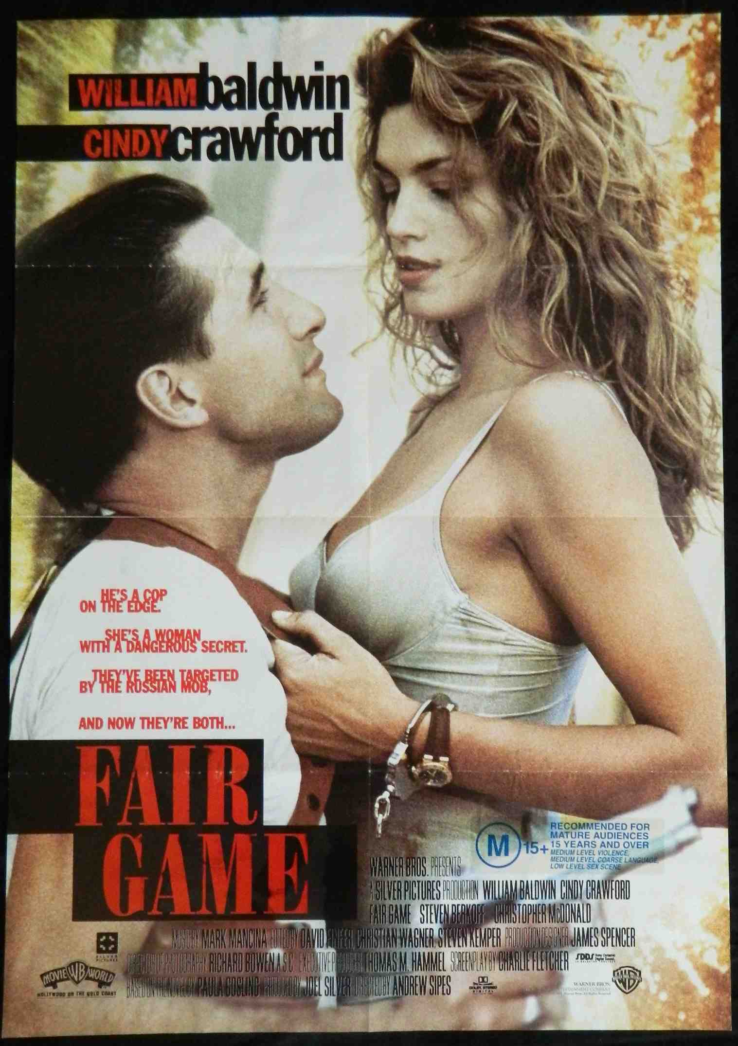 FAIR GAME (1995)— Original Australian one sheet movie poster
