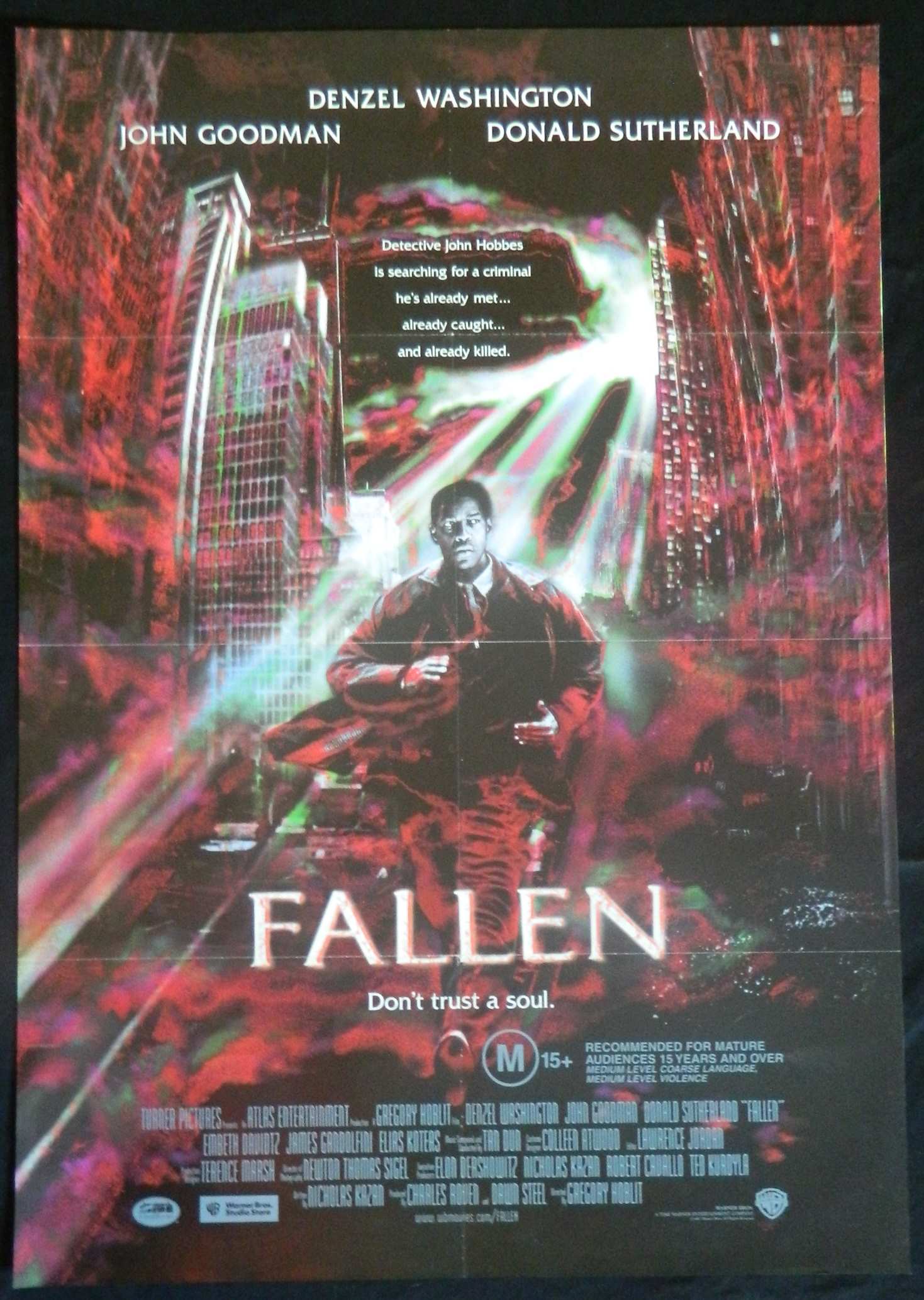 FALLEN  (1997)— Original Australian one sheet movie poster