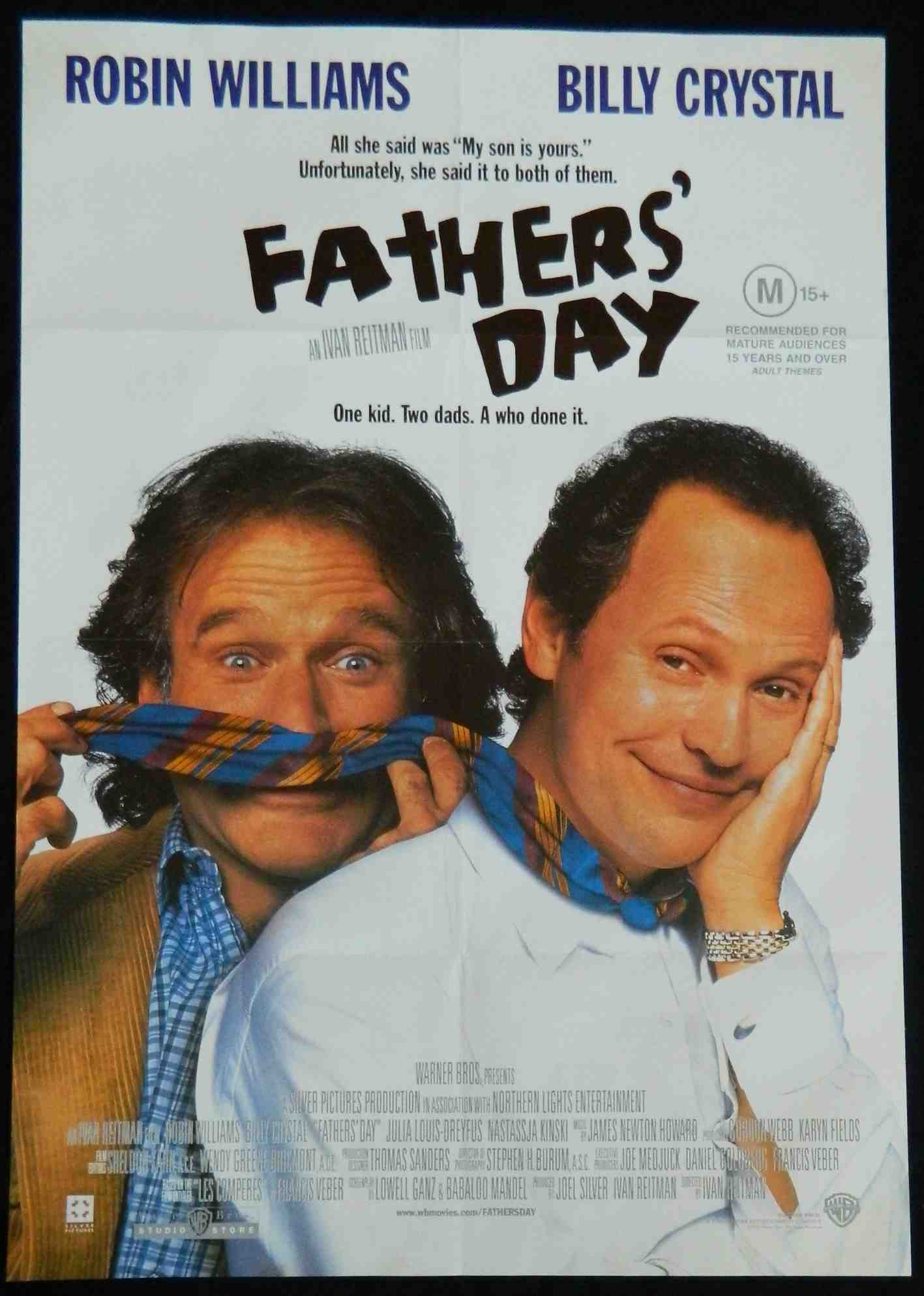 FATHERS DAY (1997)— Original Australian one sheet movie poster