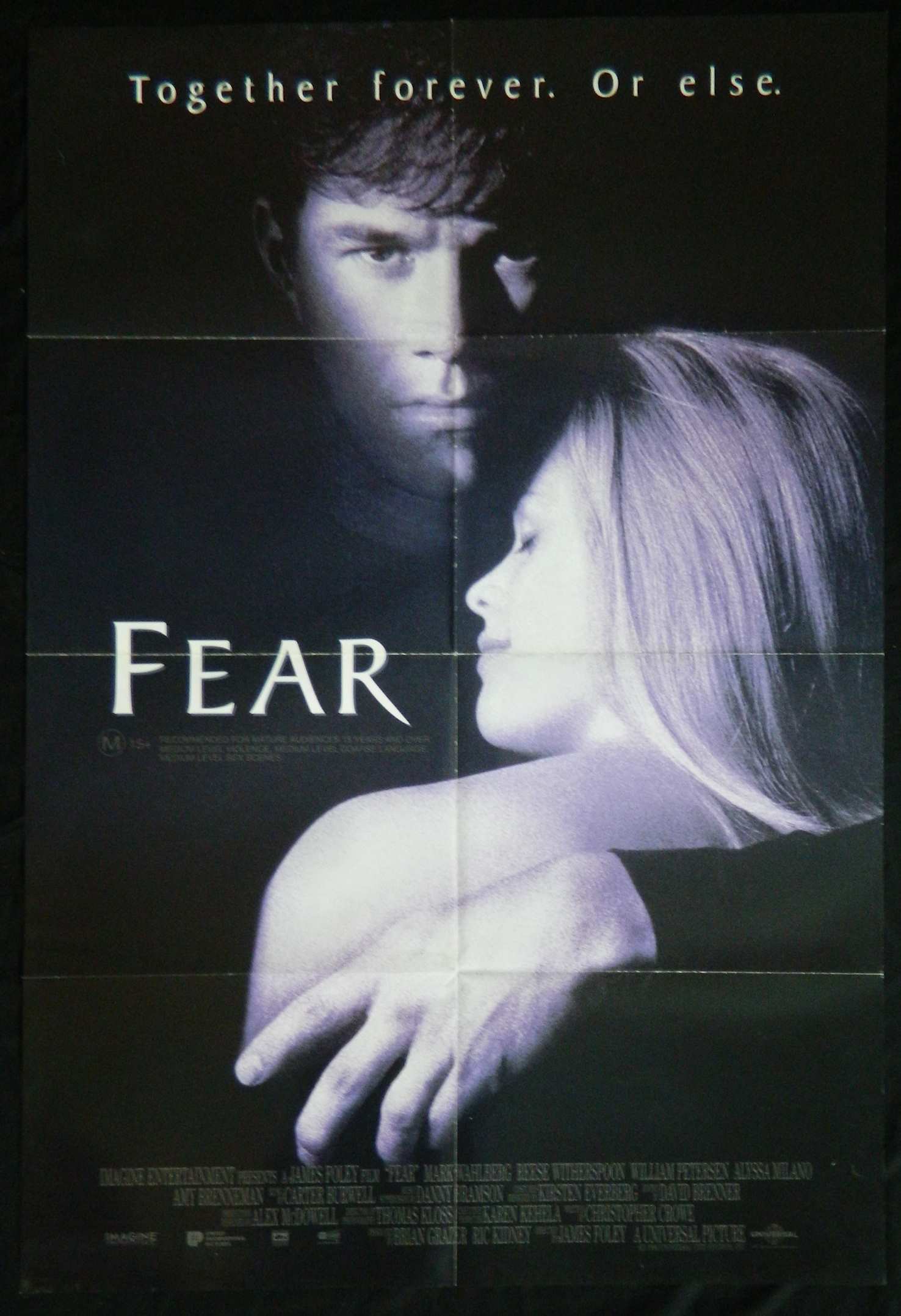 FEAR (1996)— Original Australian one sheet movie poster