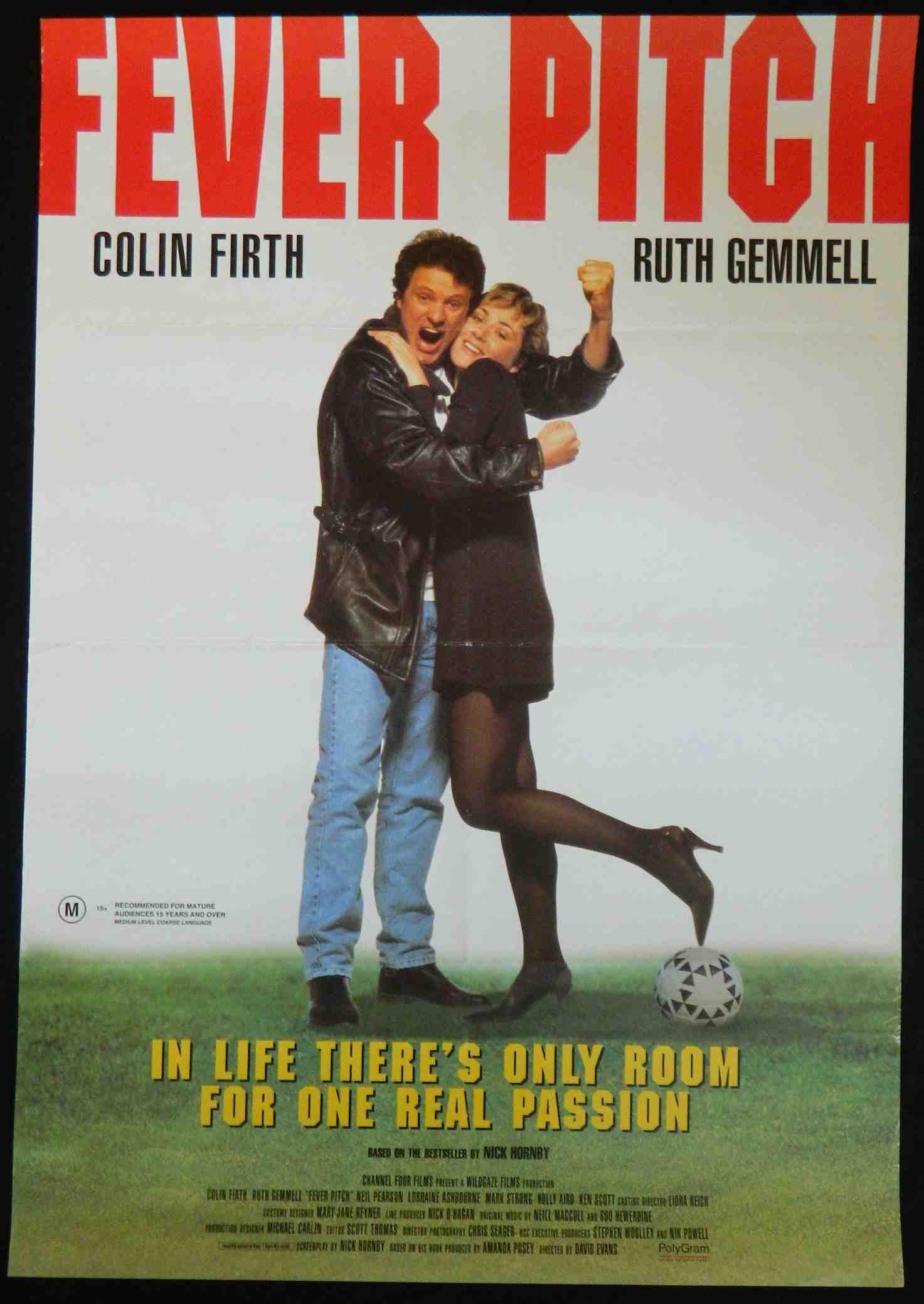 FEVER PITCH (1997)— Original Australian one sheet movie poster