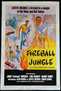 FIREBALL JUNGLE (1968)— Original Australian one sheet movie poster