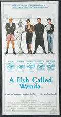 A FISH CALLED WANDA (1988)— Original Australian daybill movie poster.