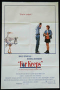 FOR KEEPS (1988)— Original Australian one sheet movie poster