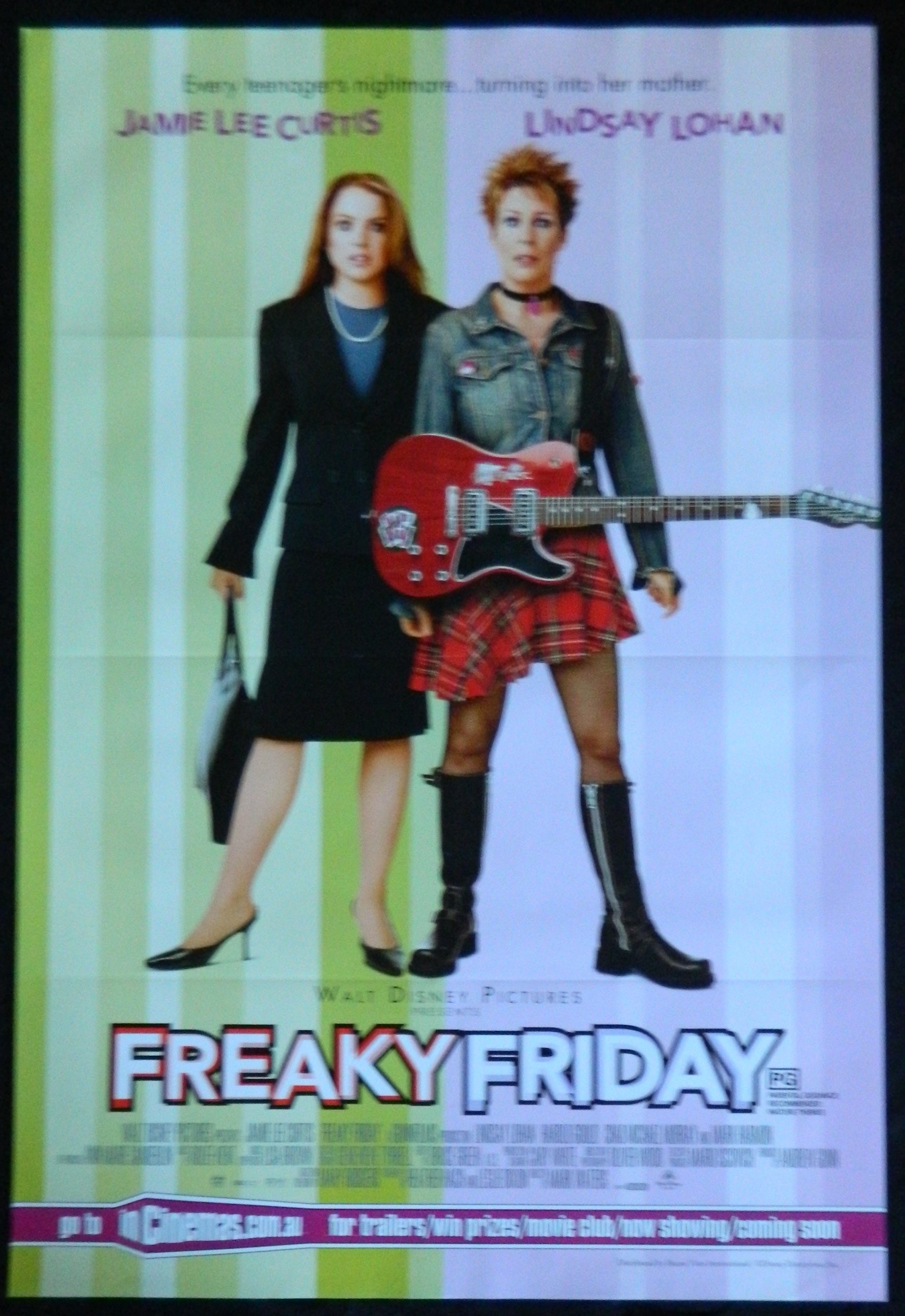 FREAKY FRIDAY  (2003)— Original Australian one sheet movie poster