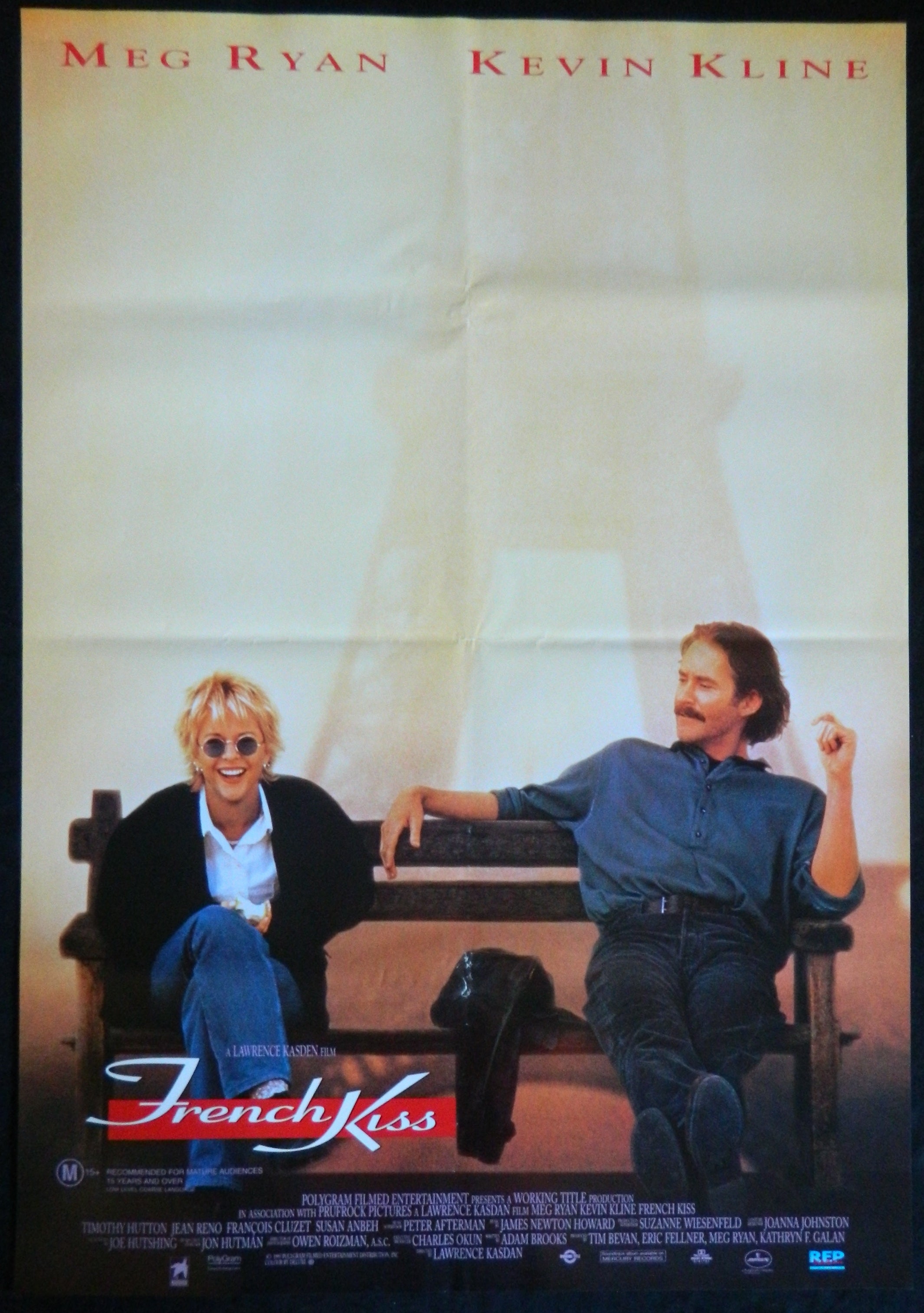 FRENCH KISS  (1995)— Original Australian one sheet movie poster