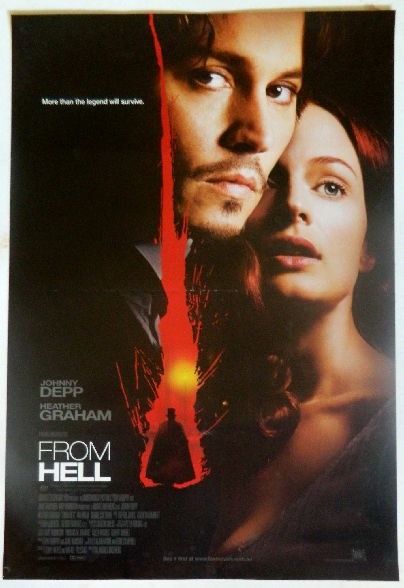 FROM HELL (2001)— Original Australian one sheet movie poster