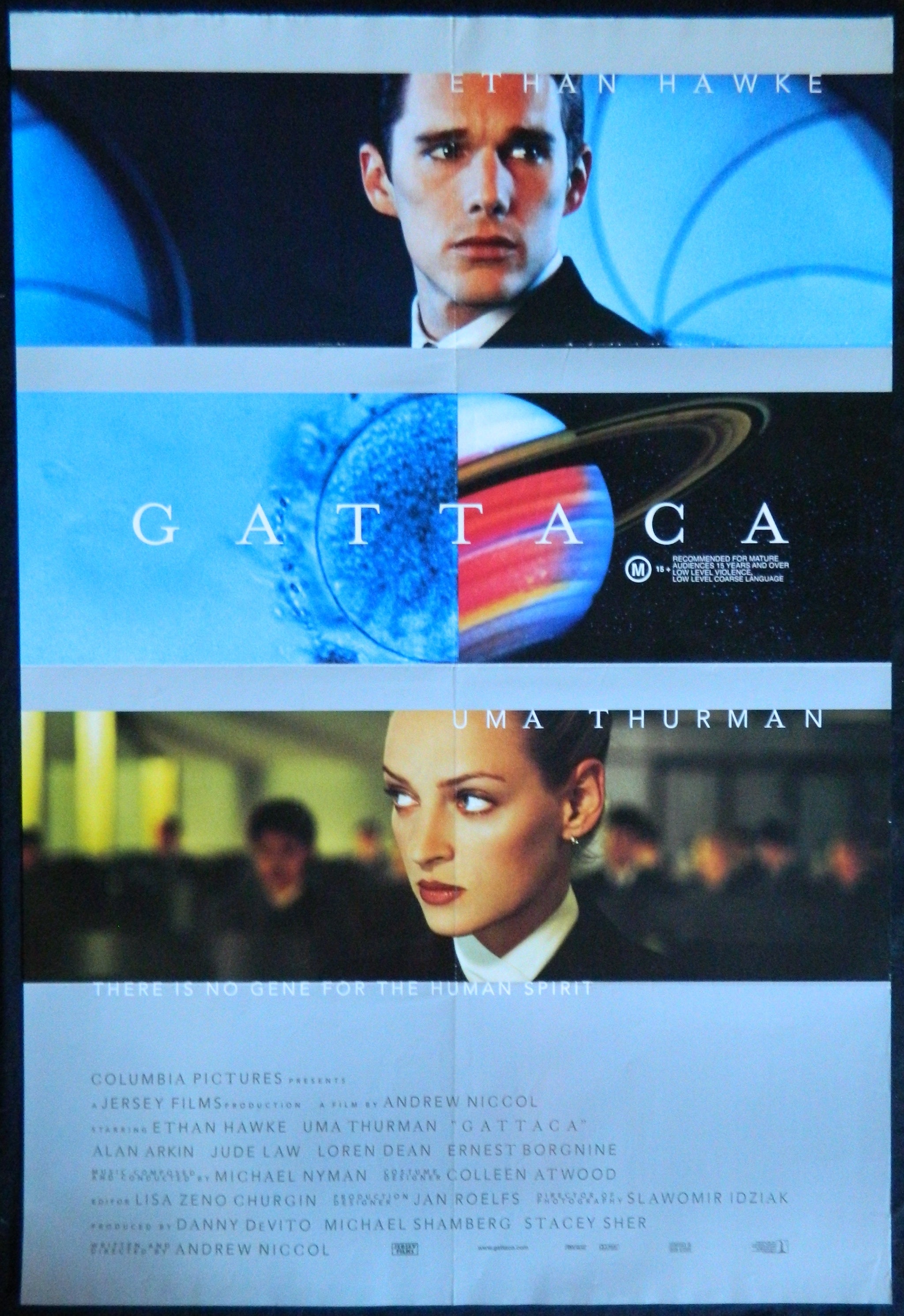 GATTACA  (1997)— Original Australian one sheet movie poster