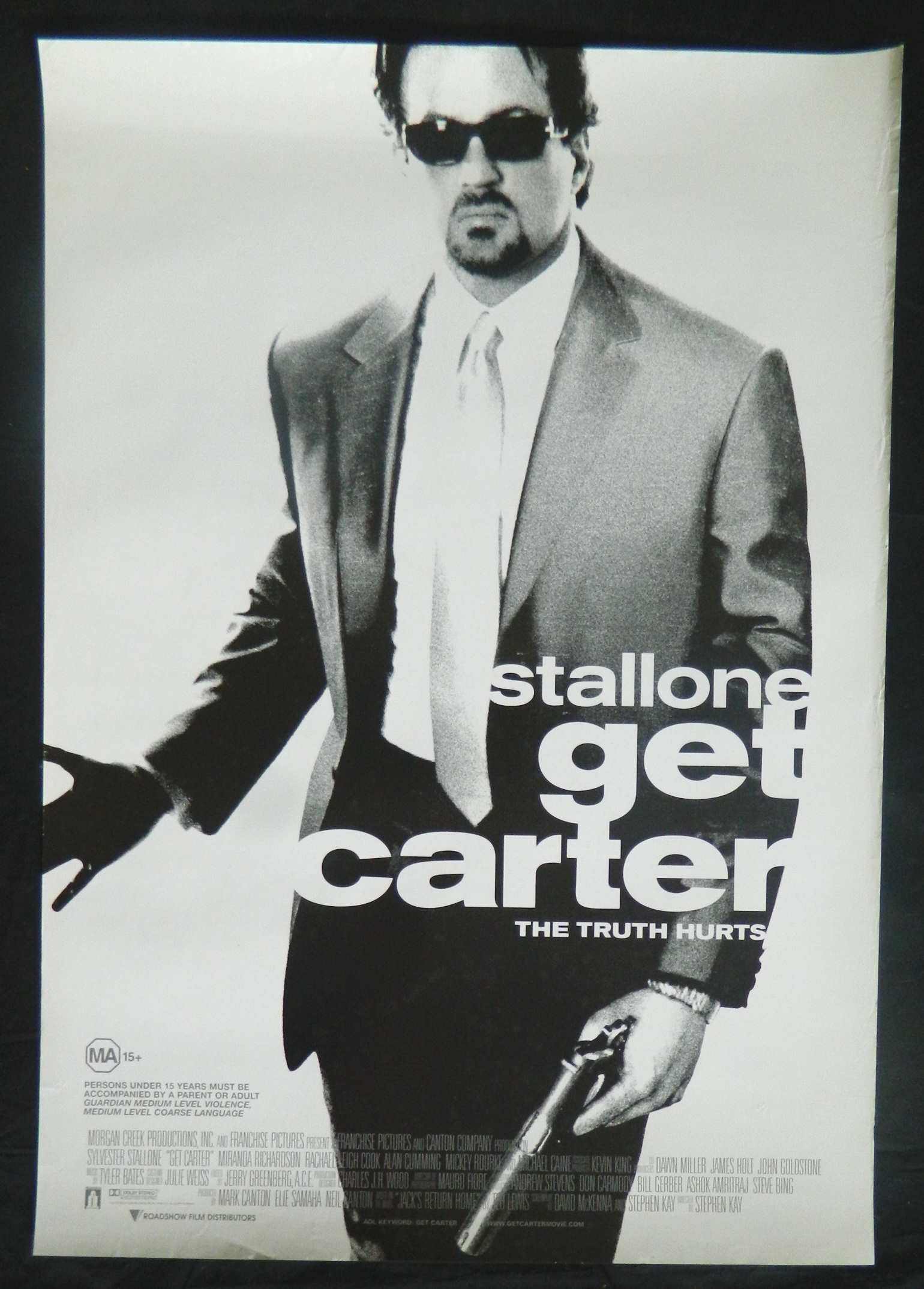 GET CARTER (2000)— Original Australian one sheet movie poster