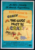 THE GODS MUST BE CRAZY (1980)— Original Australian one sheet movie poster